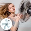 Zerodeko Universal Plastic 5 Leaves Fan Set, Replacement Fan with