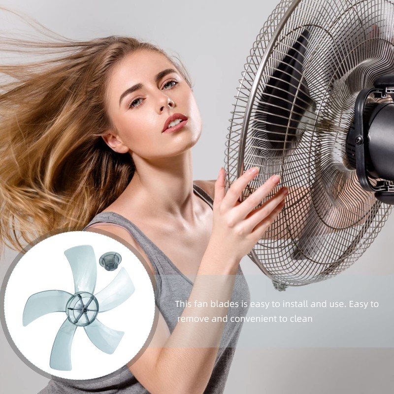 Zerodeko Universal Plastic 5 Leaves Fan Set, Replacement Fan with