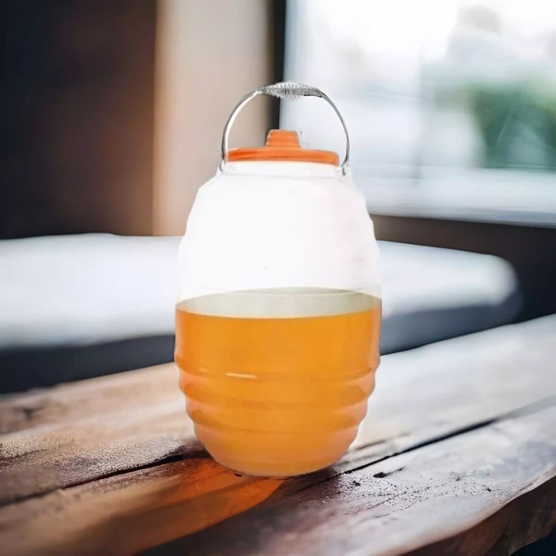 Plásticos genéricos Vitrolero De Plástico Con Tapa Y Asa, Capacidad