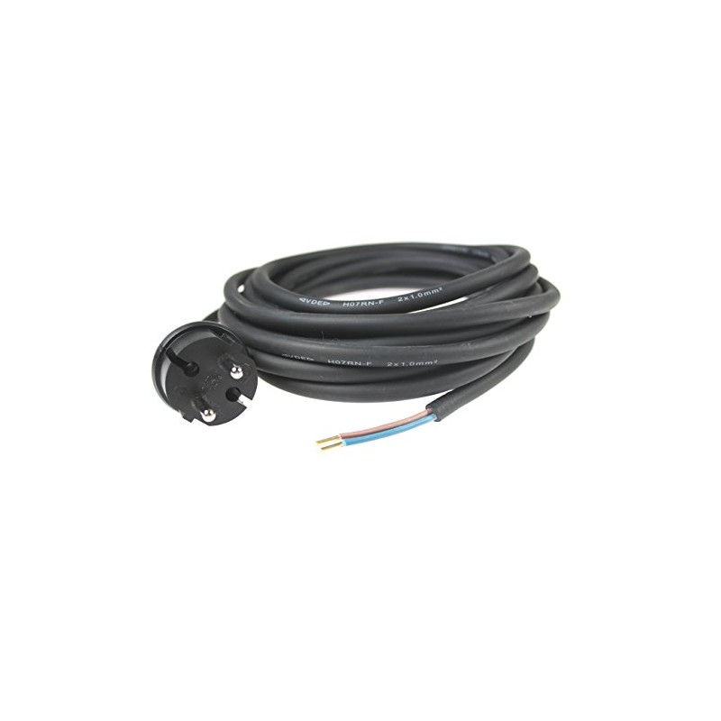 as-Schwabe 70552 Drill Cable H05RN-F 2x1.0 for Worksites IP Protection