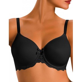 Chantelle Womens Rive Gauche Full Coverage Smooth Bra Black 36E