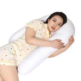Cooling Body Pillow for Sleeping – Full-Length Ergonomic Support for Side Sleepers, Back, Legs & Posture – Flexible Long Pillow for Bed & Sofa – Washable Cover