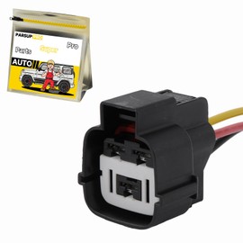 PARSUPPRO 3 Pins Wire Cooling Fan Resistor Connector Pigtail Plug Wiring Harness Plug for Santa Fe for Sonata for Kia Optima for Sorento Replace 25385-2E100