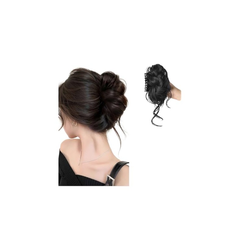 HairPieces for Women Detachable Claw Clip Synthetic Hairpieces for Tendrils