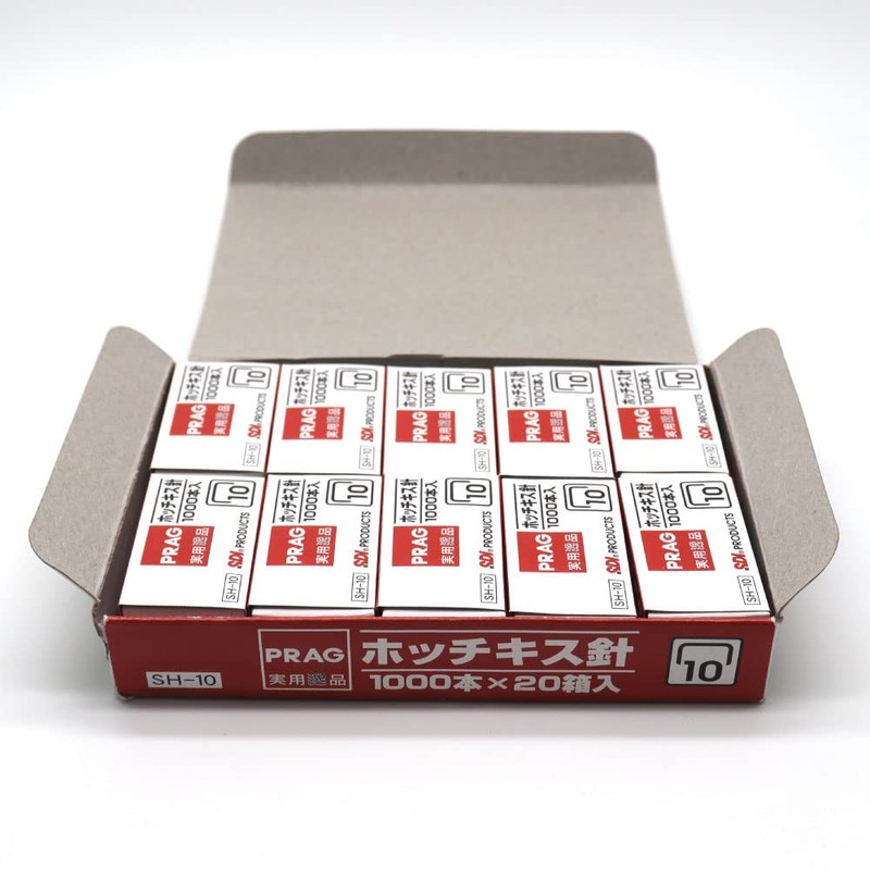 Stapler SH-1020 SH-10 Needles 1000 Sticks x 20 Boxes (Total