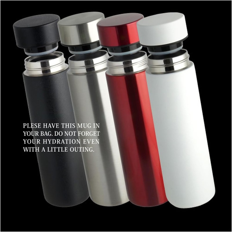 Living Water Bottle 300ml Direct Drinking Screw Stopper Stainless Steel