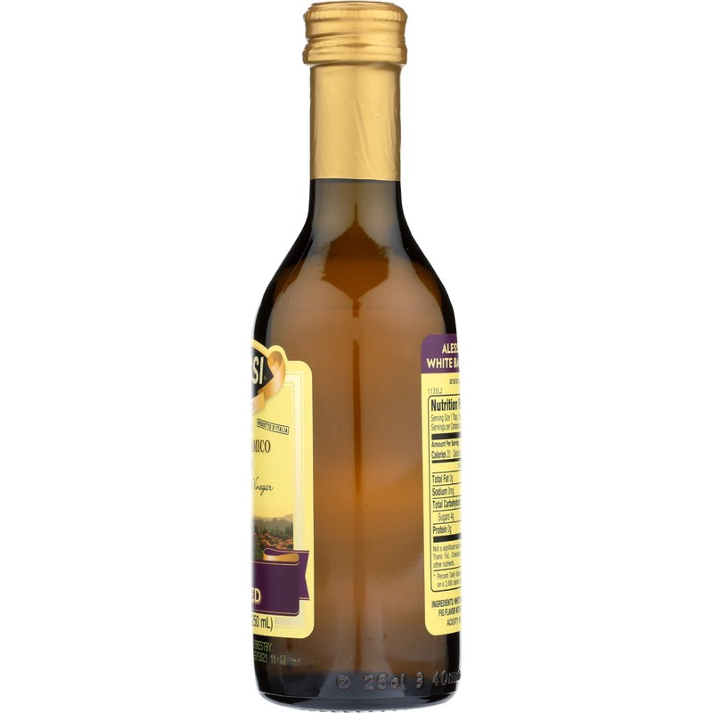 ALESSI White Balsamic Fig Infused Vinegar, 8.5 Ounce
