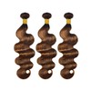 1b/30 Body Wave Bundles Ombre Brown 3 Bundles Human Hair