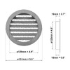 125mm / 5 inch Air Vent Cover - Round Soffit