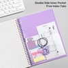 RETTACY Notebook B5 Lined, Lightweight Ring Binder, Diary 70 Sheets
