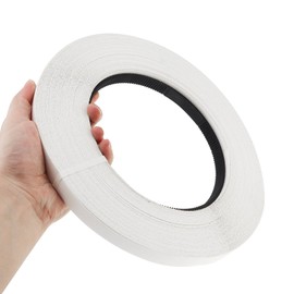 PNXKTXO 3/4 inch x 164 ft White Melamine Edge Banding Roll Iron on Pre-Glued Heat-Activated Flexible Veneer Edging for Furniture, Cabinets, DIY Woodworking