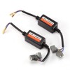 2x H1 LED Headlight Canbus Error Free Warning Resistor Decoders,