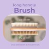 MainBasics Back Scrubber for Shower – Long Handle Dual-Sided Brush