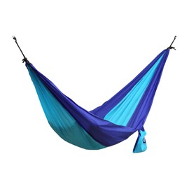 Rebecca Mobili parachute hammock for terrace, garden, hiking, camping, ultra-light hammock with carry bag, load capacity 120 kg - Dimensions - L 275 x W 136 cm – Art. RE6314