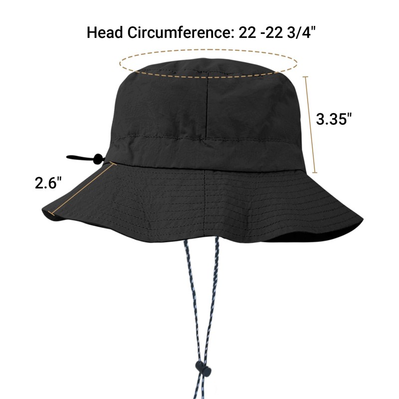 NPQQUAN Waterproof Quick Dry Bucket Hats for Woman Men Packable