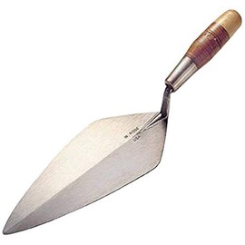 W. Rose RO316-11 1/2 11-1/2" Narrow London Brick Trowel w/Leather Handle