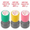 3 PCS Hope Your Food Hit The Spot Stamp, Server