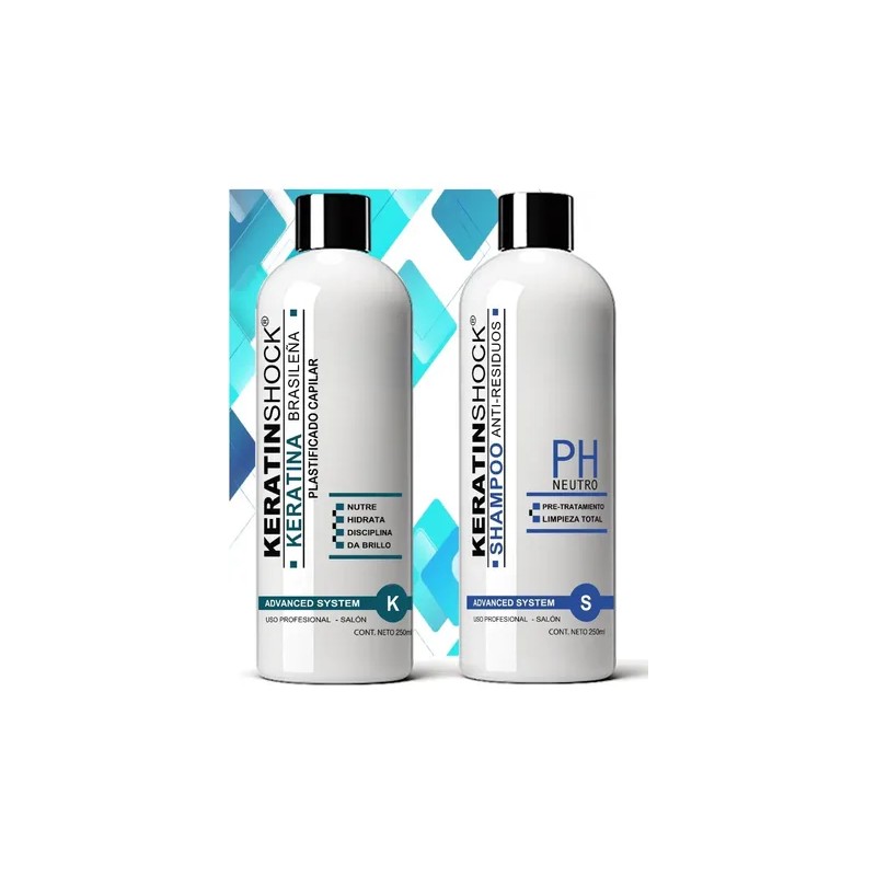 Keratina Brasileña Alaciante Cirugía Capilar + Shampoo 250ml