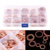 150pcs Metric 15 Sizes Copper Flat Washers Gaskets Assortment Set