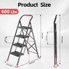 Step Ladder Foldable Folding Stool - for Home Adults Kitchen