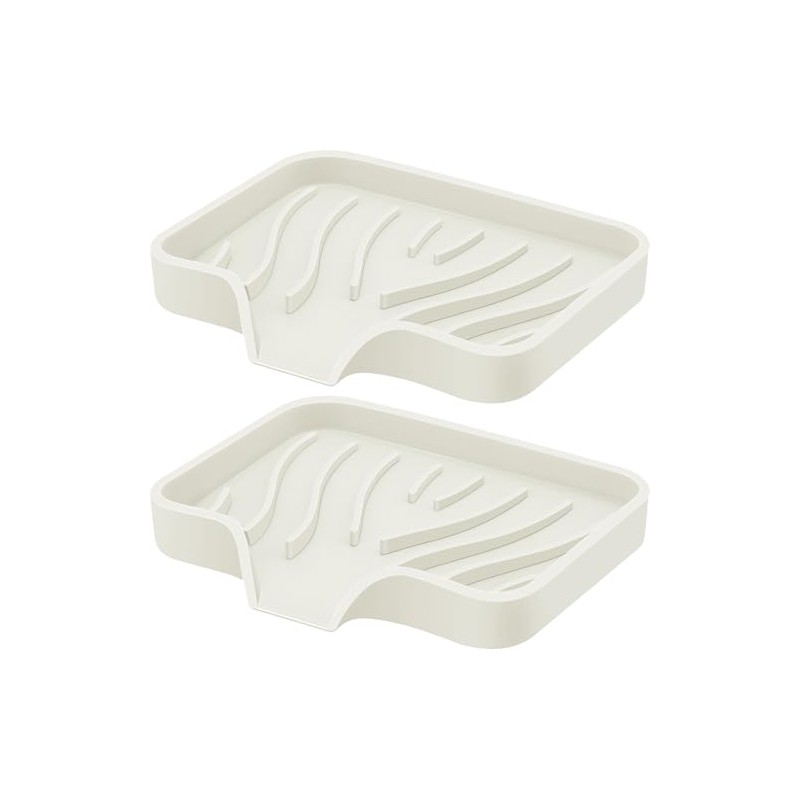 PASOW 石鹸置き 石けん置き ソープ置き 石鹸ケース ソープディッシュ 石鹸箱 ハンドソープトレイ 洗面台トレー 手洗いトレイ