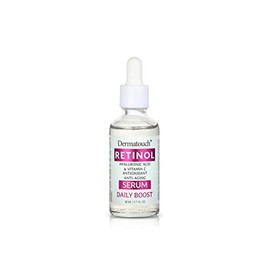 Dermatouch Retinol Serum With Hyaluronic Acid, Vitamin C & E, and Green Tea, Nourishing Daily Face Serum With Vitamins and Antioxidants, Clean Skin Ca