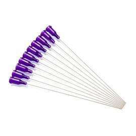 Dispense All - 10 Pack - Dispensing Needle 4" - Blunt Tip Luer Lock (21 Gauge, Purple)