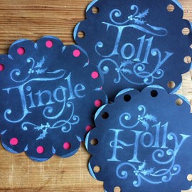 Holly, Jolly and Jingle Cookie Stencil Set by Designer Stencils
