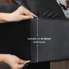 Lirex Satin Fitted Sheet, Luxurious Silky Smooth Polyester Bedding Soft