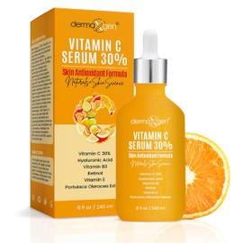 YISHIQI30 Vitamin C Serum (8 FL OZ) PURE ORGANIC Anti- Wrinkle  Hyaluronic Acid  Retinol  Vitamin E  Vitamin B , Facial Serum for Anti-Aging,...      