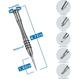 JESOT Macbook Repair Screwdriver Kit With Tri Wing Phillips Pentalobe And Accessories