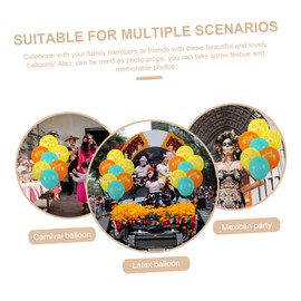 jojofuny 30pcs Party Balloons Vibrant Latex Decorations for Festivals Birthdays Celebrations Safe for Photo Backdrops