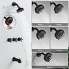 BEIYI 3 Handle Shower Faucet Set with Tub Spout Matte