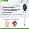 Tovolo Turkey Baster with Cleaning Brush Dripless Angled Tip for