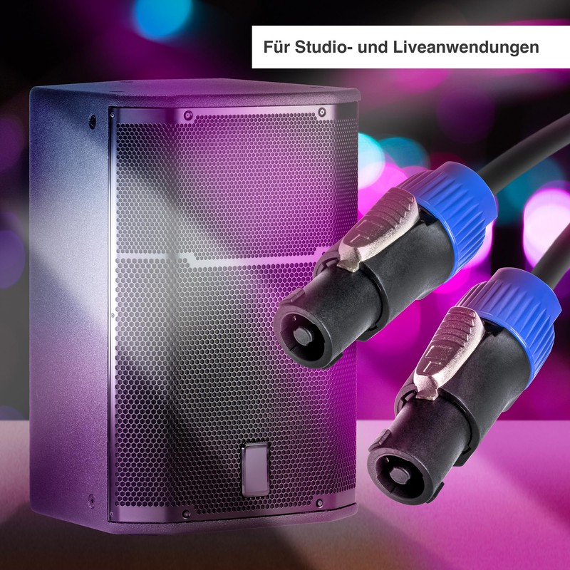 Bemero Speaker Twist, 2-Pin Speaker Cable, Speaker Cable, 10 m,