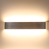 18W Modern Minimalist Aluminum LED Wall Lamp Bedside Hallway Bathroom
