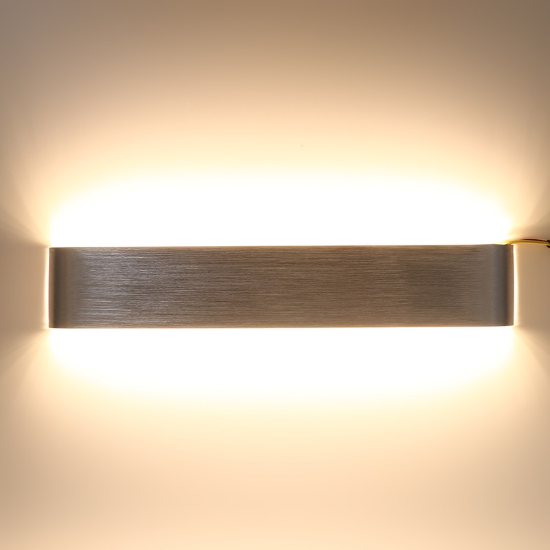18W Modern Minimalist Aluminum LED Wall Lamp Bedside Hallway Bathroom