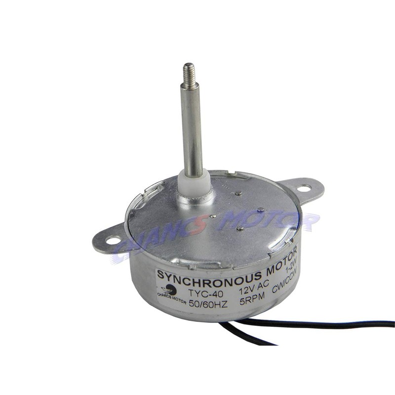 CHANCS TYC40 12 V AC 5 RPM Shaft 35 mm