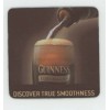 Guinness Beer COASTER - Dublin Ireland - Discover True Smoothness