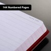 Black n' Red A6 Soft Cover Journal - Ruled with