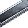 Black Harmonica C Key 10 Hole Blue Harp Stainless Steel