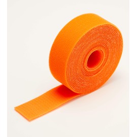 Trusco Magic Band Fastening Tape, Double-Sided, 1.6 inches (40 mm) x 16.4 ft. (5 m), Orange