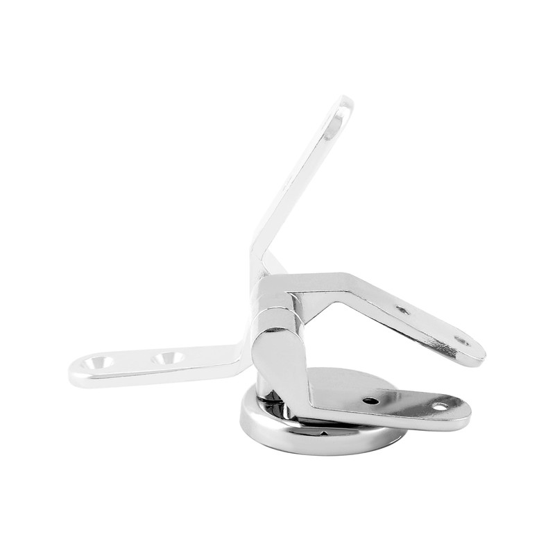 QWORK Toilet Seat Sturdy Hinge Replacement Parts, 2 Set Stainless