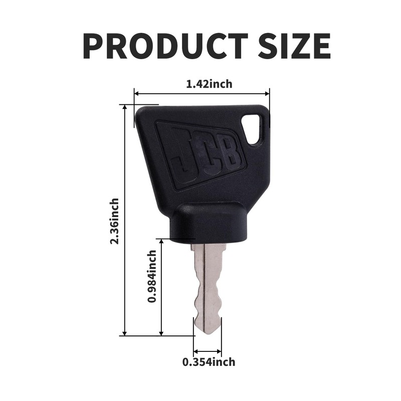 Ignition Keys for JCB Heavy Equipment 10 Packs for JCB