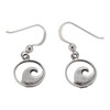 Touch Jewellery 925 Sterling Silver Wave Drop Earrings