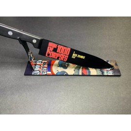 Captain Spaulding House of 1000 Corpses Kitchen Knife With Sublimated Stand