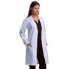Lab Coat Professional for Men Women Snap Closure Black Blue