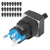 25PCS 16mm Square 5 Pin Knob Select Switch Self Locking