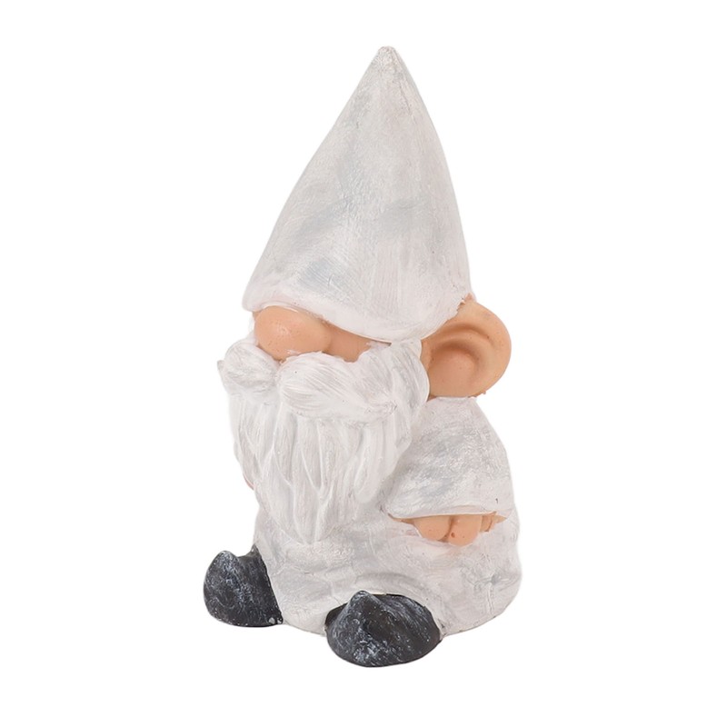 Garden Gnome Resin Structure Stable Bottom Retro Style Gnome Figurine