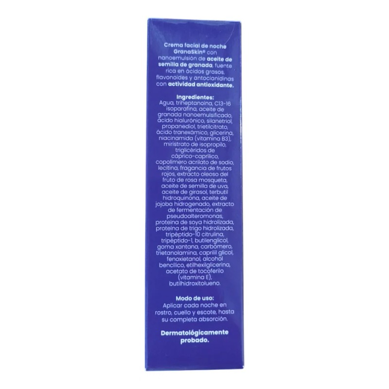 Crema Facial Antiarrugas Noche GranaSkin Aceite Granada 30g Todo Tipo